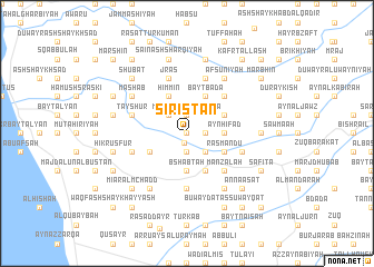 map of Siristān