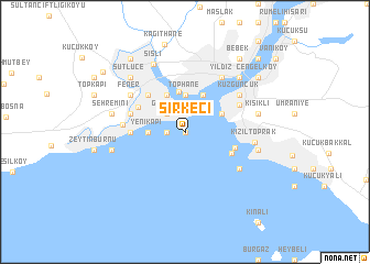 map of Sirkeci