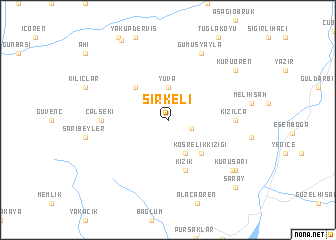 map of Sirkeli