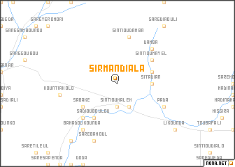 map of Sirman Diala