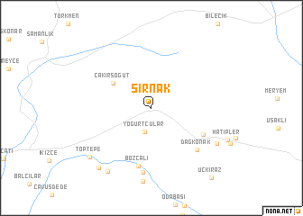 map of Şirnak
