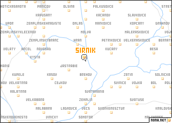 map of Sirník