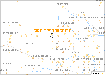 map of Sirnitz-Sonnseite