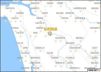 map of Siroda