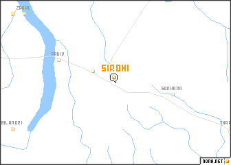 map of Sirohi