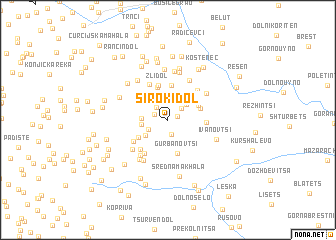 map of (( Široki Dol ))