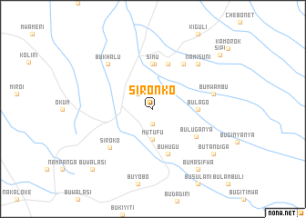 map of Sironko