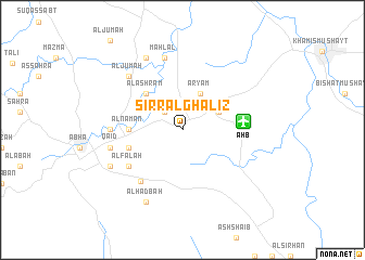 map of Sirr Āl Ghalīz̧