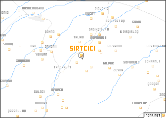 map of Sırt Çiçi