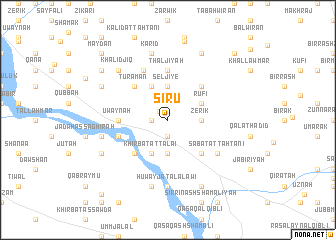 map of Sīrū