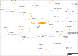 map of Sırxavǝnd