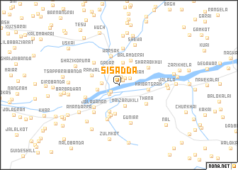 map of Sisadda