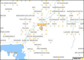 map of Sīsar