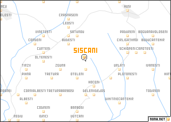 map of Şişcani