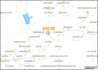 map of Siscar