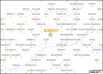 map of Siseşti