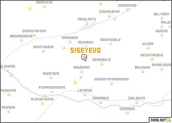 map of Siseyevo