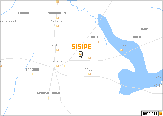 map of Sisipe