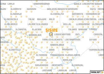 map of Sisire