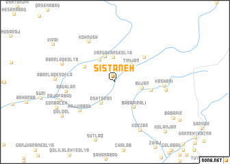 map of Sīstāneh