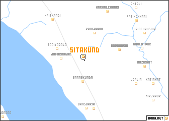 map of Sītākund