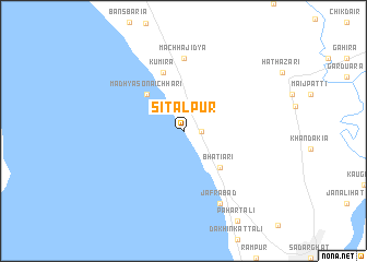 map of Sītalpur