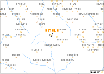 map of Sitele