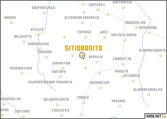 map of Sítio Bonito