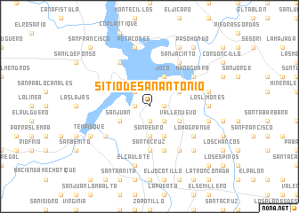 map of Sitio de San Antonio
