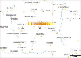 map of Sítio Deus-me-Guia
