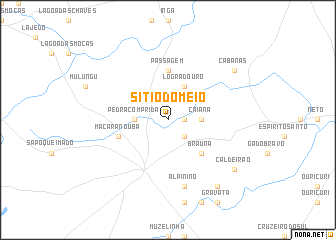map of Sítio do Meio