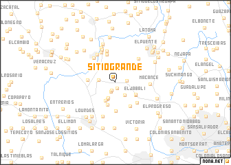 map of Sitio Grande