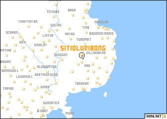 map of Sitio Luribong