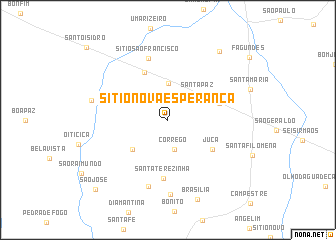 map of Sítio Nova Esperança