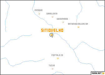 map of Sítio Velho