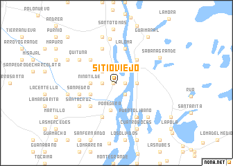 map of Sitio Viejo