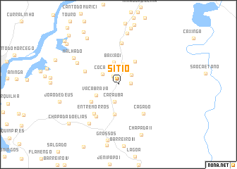 map of Sítio