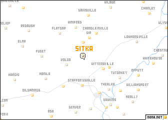 map of Sitka