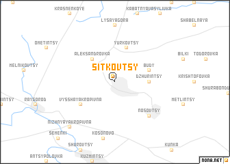 map of Sitkovtsy