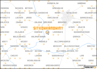 map of Sitkówka-Nowiny