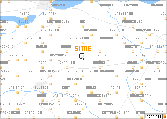 map of Sitne