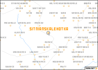 map of Sitnianska Lehôtka