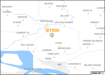 map of Sitniki