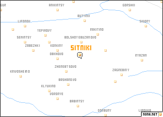 map of Sitniki