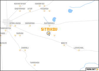 map of Sitnikov