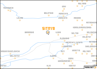 map of Sitnya