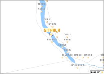 map of Sitwala