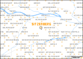 map of Sitzenberg