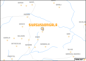 map of Siùrgus Donigala