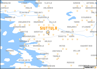 map of Siuttula